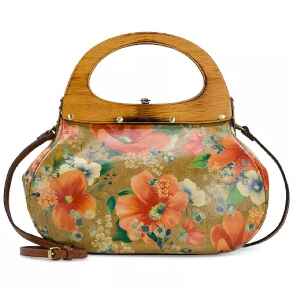 Patricia Nash Mirabella Small Leather Frame Bag